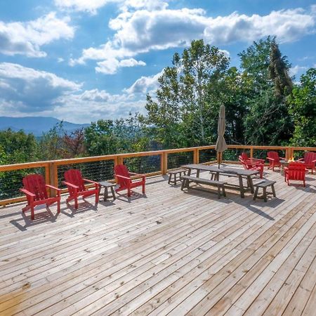 Smoky View Top Shelf Villa Pigeon Forge Exterior foto