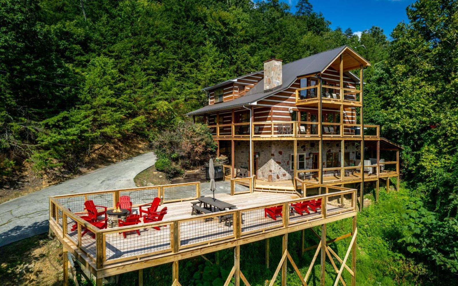 Smoky View Top Shelf Villa Pigeon Forge Exterior foto